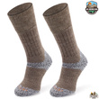 Grube zimowe skarpety trekkingowe TRE9 - brązowe