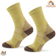 Skarpety trekkingowe TRE31 ClimaControl z wełną merino - musztardowe