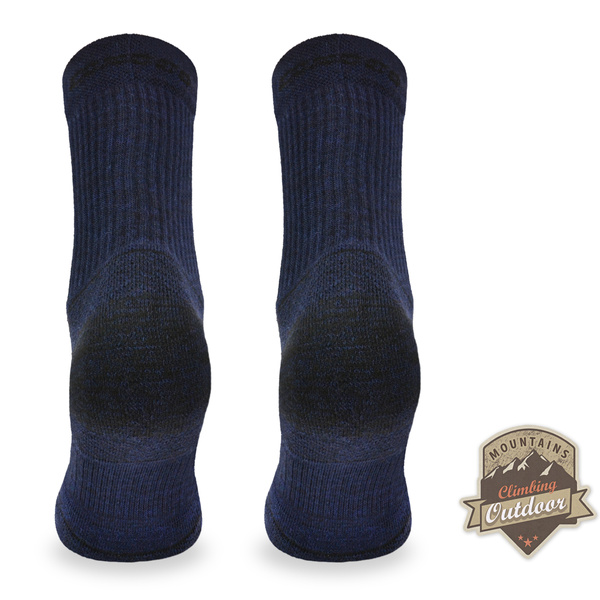 Skarpety TRE7 granatowe – 50% merino + Climayarn