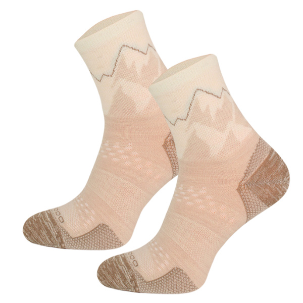 Skarpety trekkingowe TRE29 All Trail Hiker Thin Merino i Alpaka - beżowe