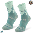 Skarpety trekkingowe TRE29 All Trail Hiker Thin Merino i Alpaka - jasno zielony