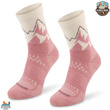 Skarpety trekkingowe TRE29 All Trail Hiker Thin Merino i Alpaka - różowy