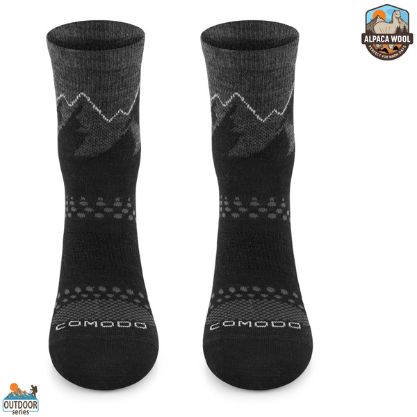 Skarpety trekkingowe TRE29 All Trail Hiker Thin Merino i Alpaka - czarne