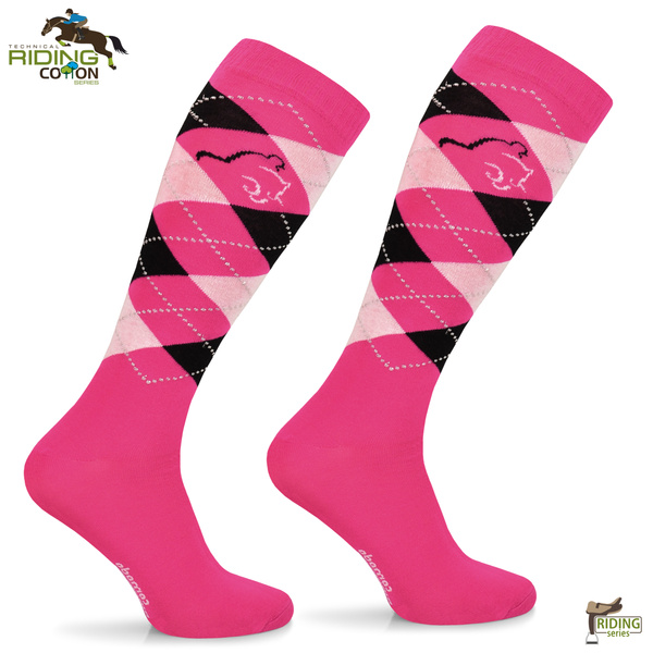 Zestaw podkolanówek SPDJC w pudełku - romby