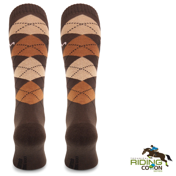 Podkolanówki jeździeckie SPDJ – w romby
