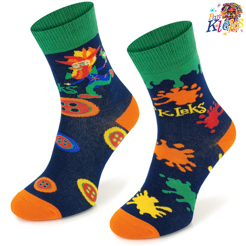 Bawełniane skarpetki dziecięce na licencji "Pan Kleks"