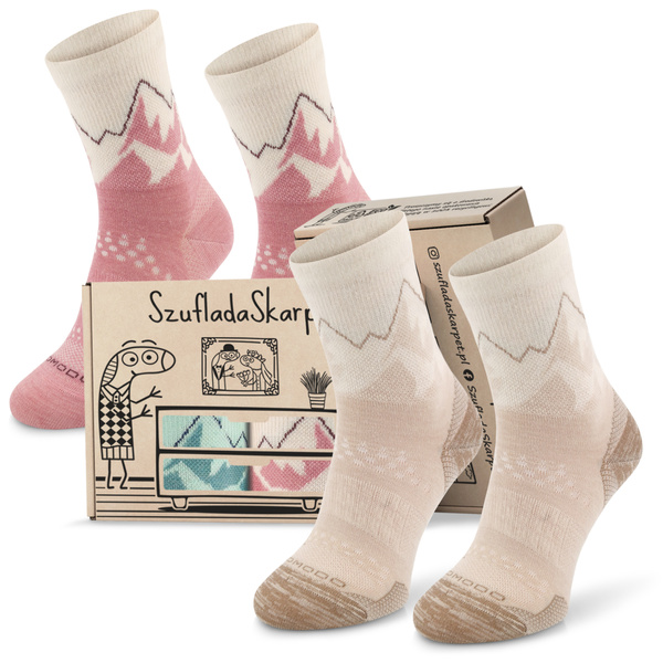 Zestaw skarpet trekkingowych w pudełku - TRE29