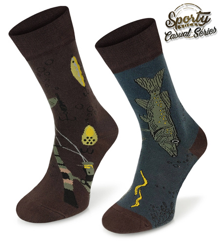 Kolorowe skarpetki – Szczupak, Ryba