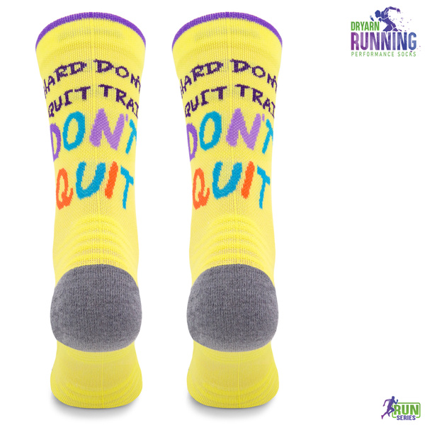 Termoaktywne skarpety do biegania Comodo RUN 15 Running DryMotion - Flash Yellow