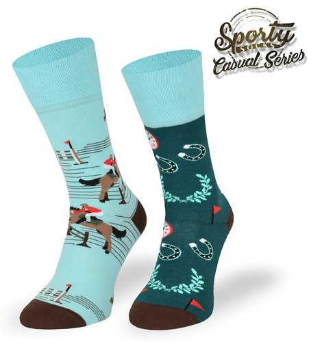 Kolorowe skarpetki – Skoki przez przeszkody, Jazda konna