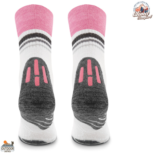 Skarpety trekkingowe TRE28 ClimaComfort TRAIL PRO - zielono/białe