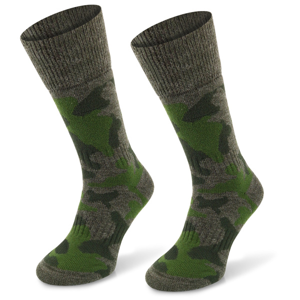 Zimowe skarpety myśliwskie CCS - kamuflaż