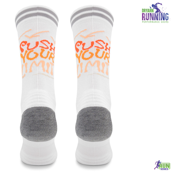 Termoaktywne skarpety do biegania Comodo RUN 15 Running DryMotion - Arctic White