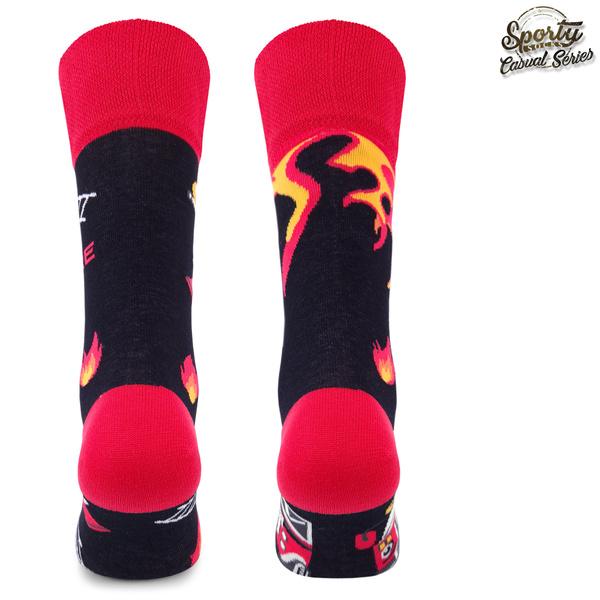 Zestaw 2 par kolorowych skarpetek w pudełku prezentowym STRAŻ