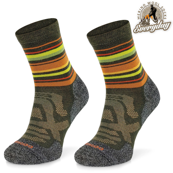 Zestaw skarpet trekkingowych TRE18 Everyday Merino - khaki / 2 PAK