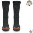 Zestaw skarpet trekkingowych STAL - 50% merino i alpaki - ciemo-szare / 2PAK
