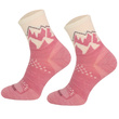 Skarpety trekkingowe TRE29 All Trail Hiker Thin Merino i Alpaka - różowy