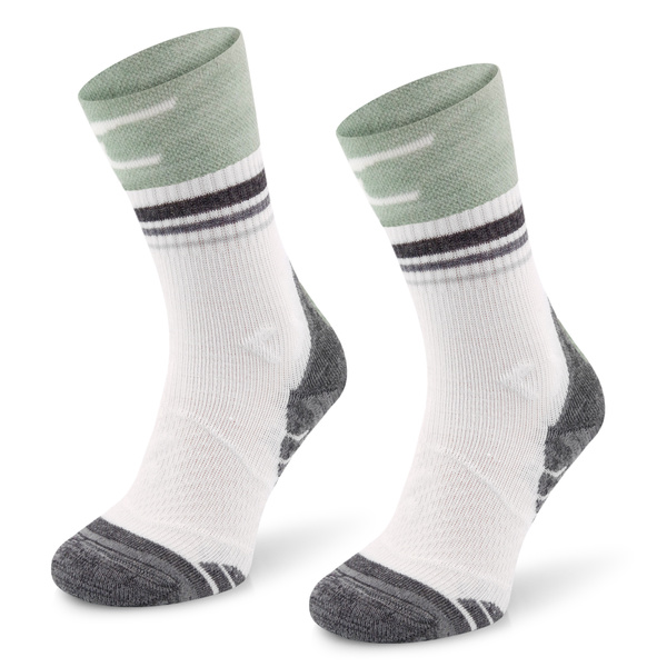 Skarpety trekkingowe TRE28 ClimaComfort TRAIL PRO - zielono/białe