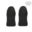 Bawełniane stopki z silikonem - czarne