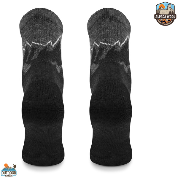 Skarpety trekkingowe TRE29 All Trail Hiker Thin Merino i Alpaka - czarne