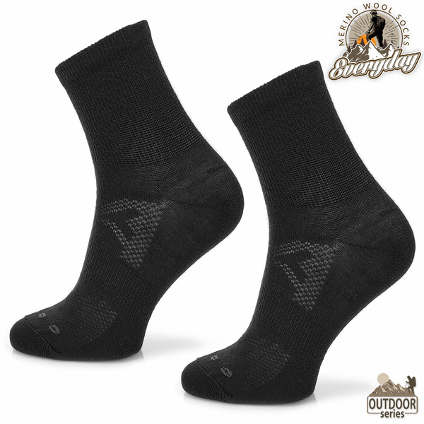 Skarpety trekkingowe TRE17 Everyday Merino - czarne
