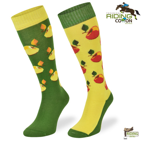Podkolanówki jeździeckie SJBW - Jabłka