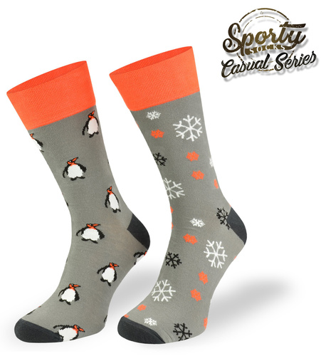 Kolorowe skarpetki – Pingwiny