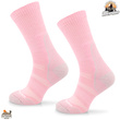 Skarpety trekkingowe COMODO TRE12 - 70% merino - różowe