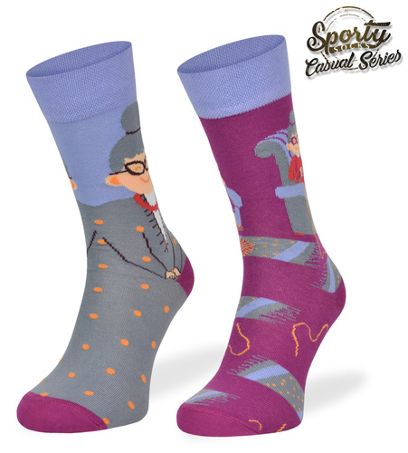 Kolorowe skarpetki – dla Babci