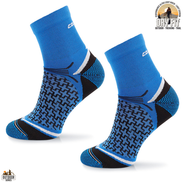 Letnie skarpety trekkingowe TREUL03 - niebieskie
