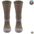 Grube zimowe skarpety trekkingowe TRE9 - brązowe