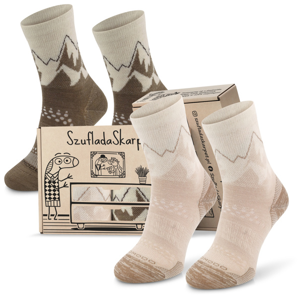 Zestaw skarpet trekkingowych w pudełku - TRE29