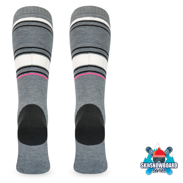 Snowboardowe skarpety COMODO STS1 szare – merino