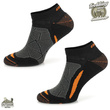 Zestaw krótkich skarpet trekkingowych TREUL01 - 70% merino - czarne / 2 PAK