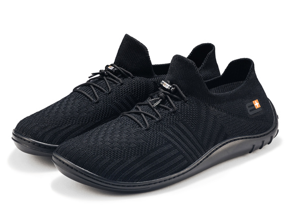 Buty męskie Brubeck Merino Barefoot - czarno/czarne r.42