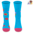 Bawełniane skarpetki na licencji "Pan Kleks" - błękitne