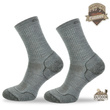 Skarpety TRE7 jasny szary – 50% merino + Climayarn