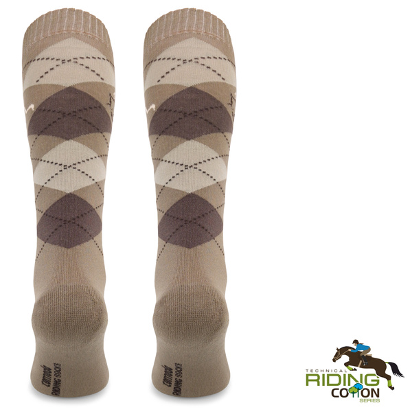 Podkolanówki jeździeckie SPDJ – w romby