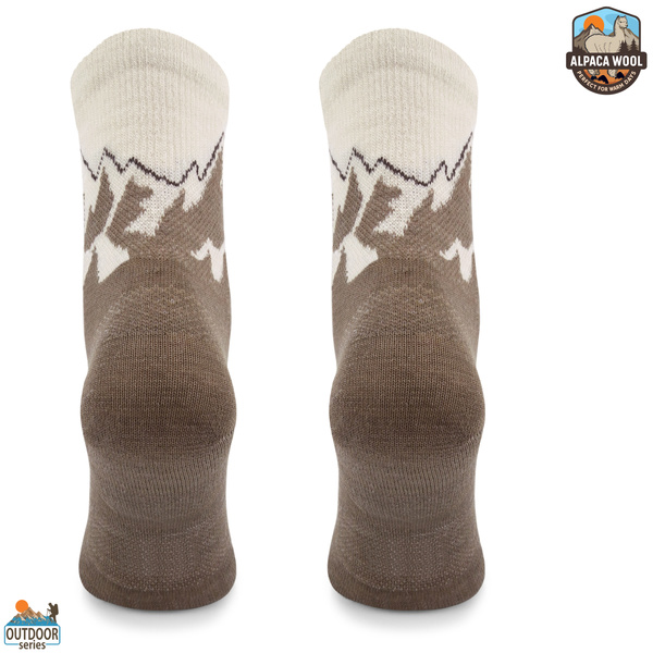 Skarpety trekkingowe TRE29 All Trail Hiker Thin Merino i Alpaka - brązowy