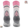 Skarpety trekkingowe TRE28 ClimaComfort TRAIL PRO - różowo/szare