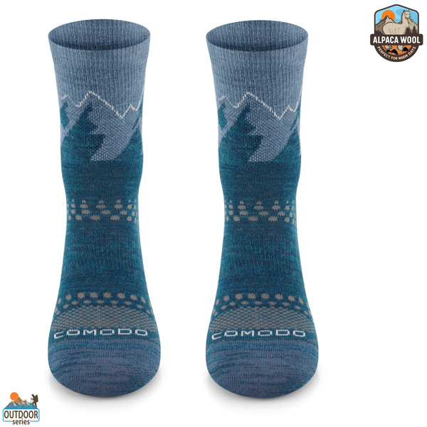 Skarpety trekkingowe TRE29 All Trail Hiker Thin Merino i Alpaka - niebieskie