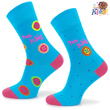 Bawełniane skarpetki na licencji "Pan Kleks" - błękitne