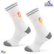 Termoaktywne skarpety do biegania Comodo RUN 15 Running DryMotion - Arctic White