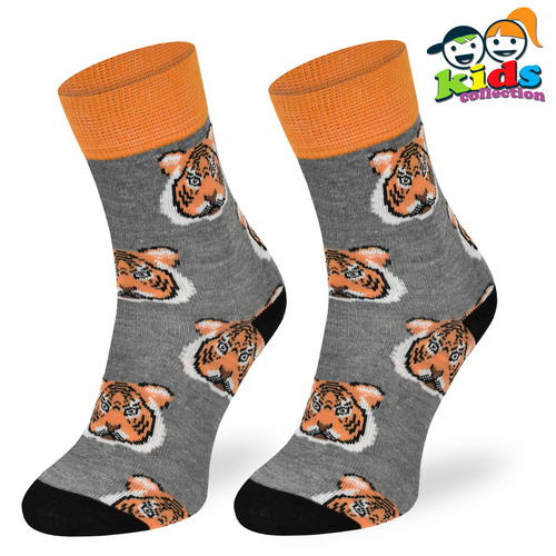 Kolorowe skarpetki dziecięce – TYGRYSY