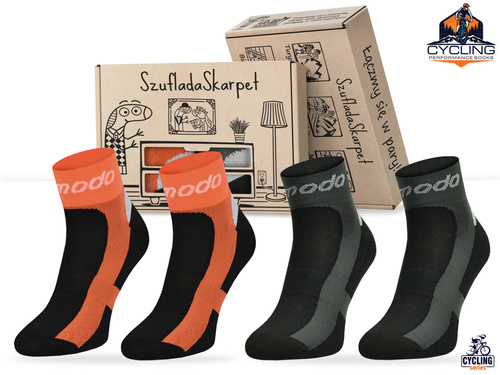 Zestaw skarpetek rowerowych w pudełku - STB