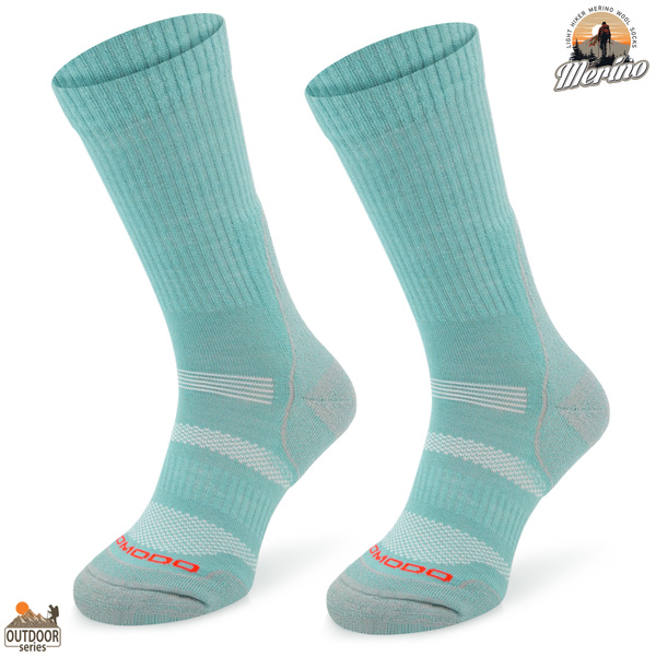 Skarpety trekkingowe COMODO TRE12 - 70% merino - miętowe