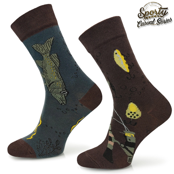 Kolorowe skarpetki – Szczupak, Ryba