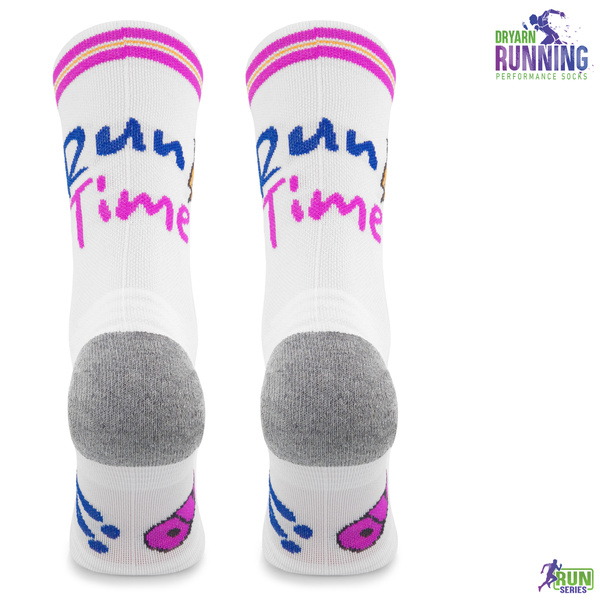 Termoaktywne skarpety do biegania Comodo RUN 15 Running DryMotion - Pure White