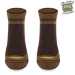 Skarpety trekkingowe TREUL01 - stopki 70% merino - brązowe
