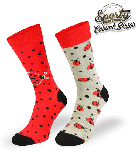 Kolorowe skarpetki – Biedronki